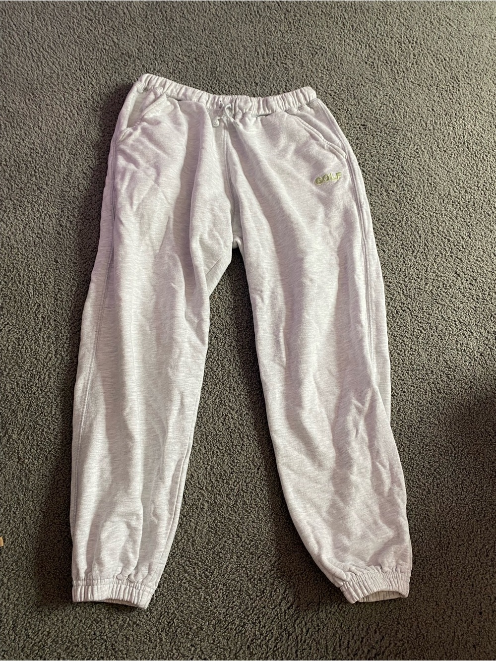 Golf Wang Light Gray Sweatpants with Logo